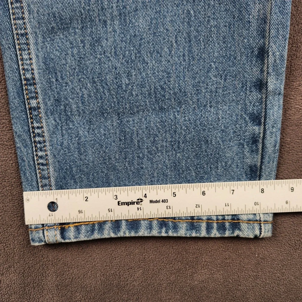 Levis 505 Jeans Mens 36x32 Blue‎ Mid Rise Regular Fit Straight Leg NEW